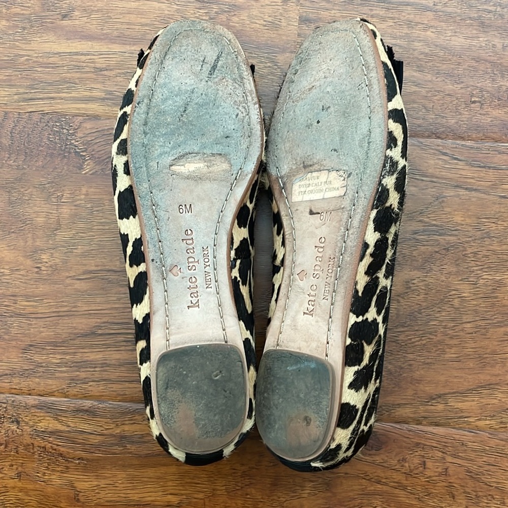 KATE SPADE ♠️ Calf Hair Flats - Picture 7 of 7